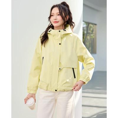 Chaqueta cortavientos con capucha para mujer TERRE BLEUE