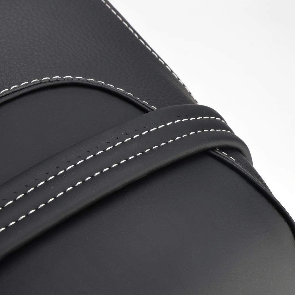 Rear Seat Passenger Cushion Flat Black Fit For Indian Super Scout Sixty Bobber