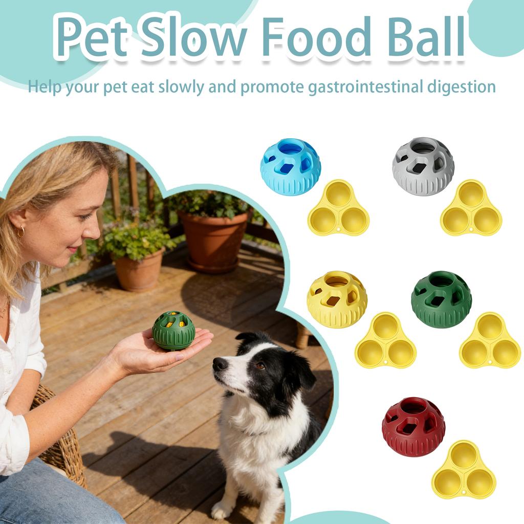 Pet Slow Feeding Bowl, Easy To Clean Tray Mold Pet Food Leaker