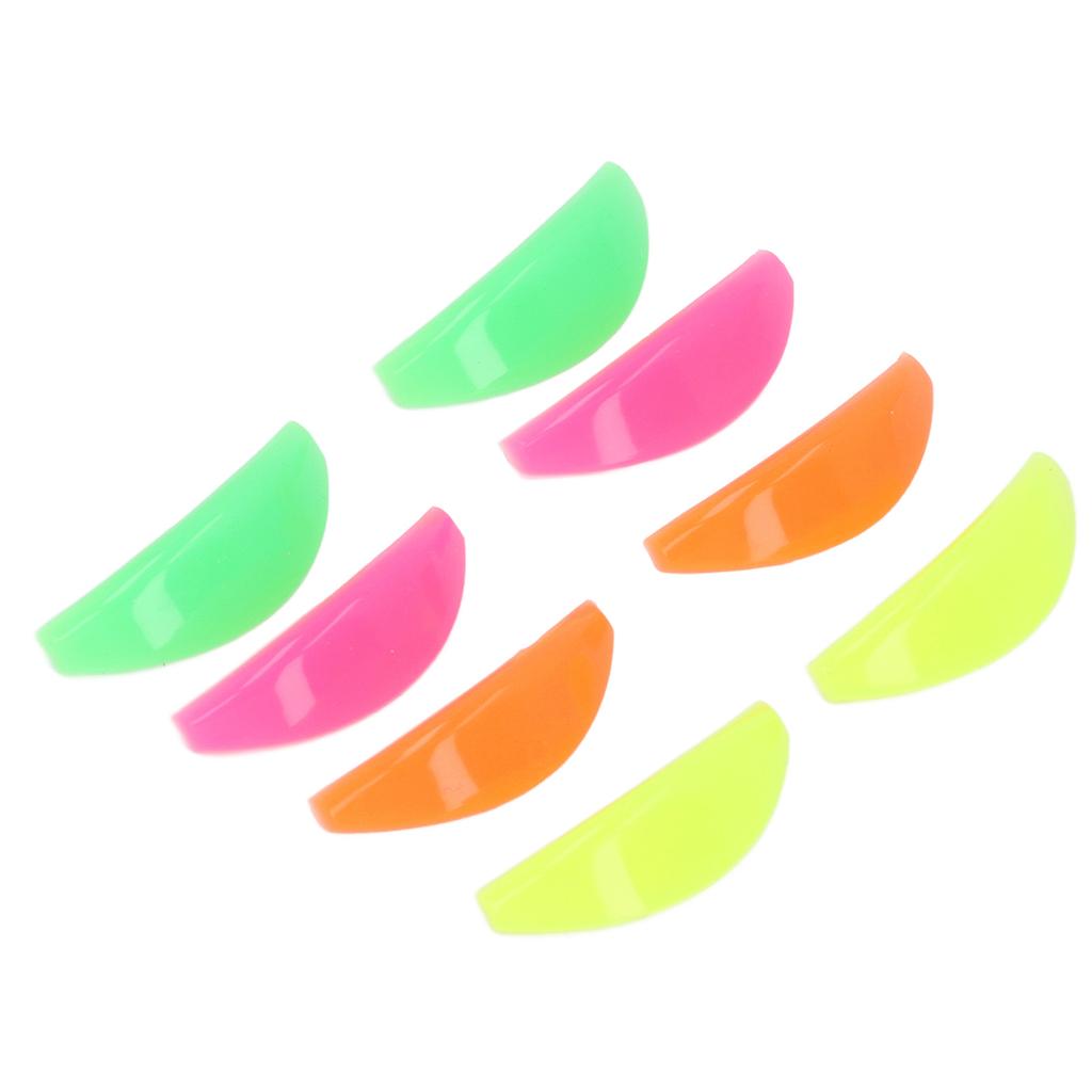 4 Pairs Eyelash Lift Shield Mixed Color Reusable Soft Eyelash Perming Curler for Beauty Salon