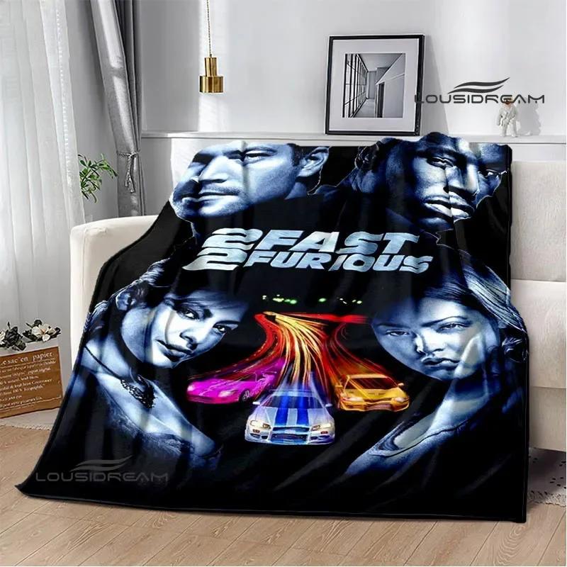 Fast & Furious Print Blanket Picnic blanket blankets for beds Flange Warm blanket Home travel blankets bed linings birthday gift
