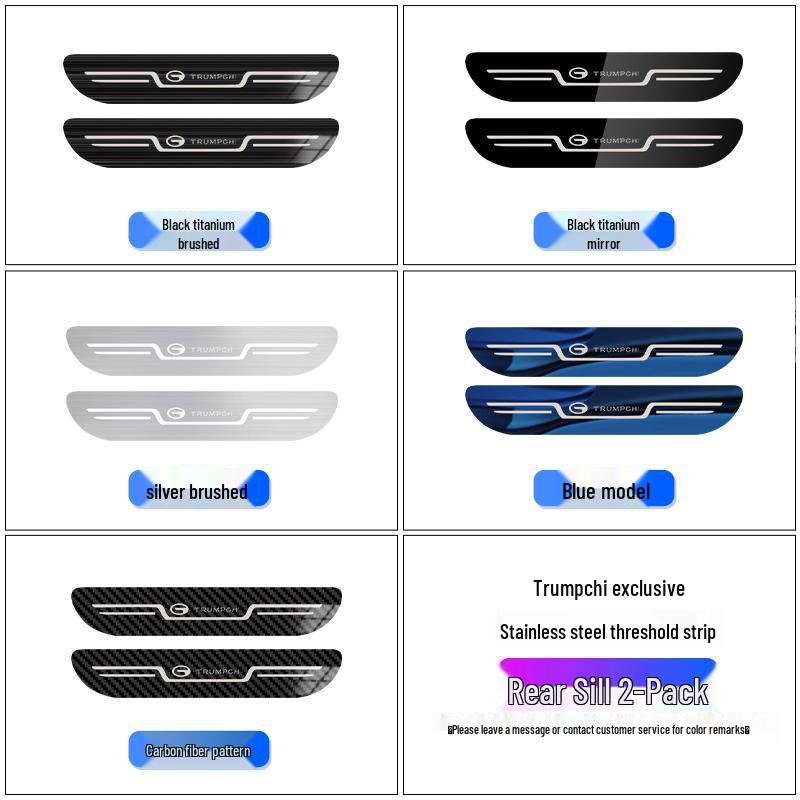 Stainless Steel Door Sill for GAC Trumpchi Xiangwan S7 - Car Welcome Pedal Accessory