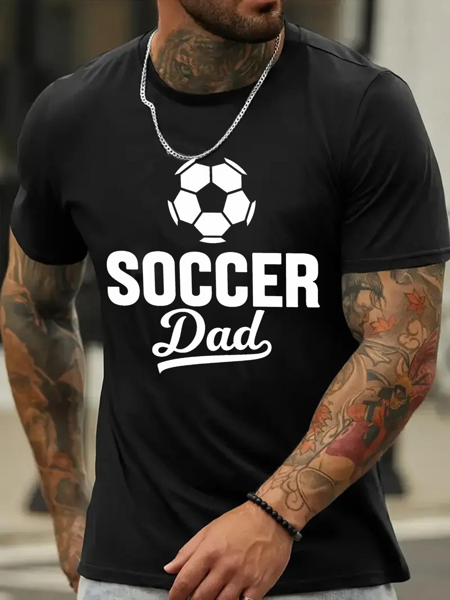 

Soccer Dad Graphic T-shirt - Black Cotton Blend XXXL