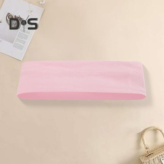 Women Men Headband High Elastic Solid Color Wide Hair Band Breathable Elastic Hair Tie Sports Yoga Fitness Headgear