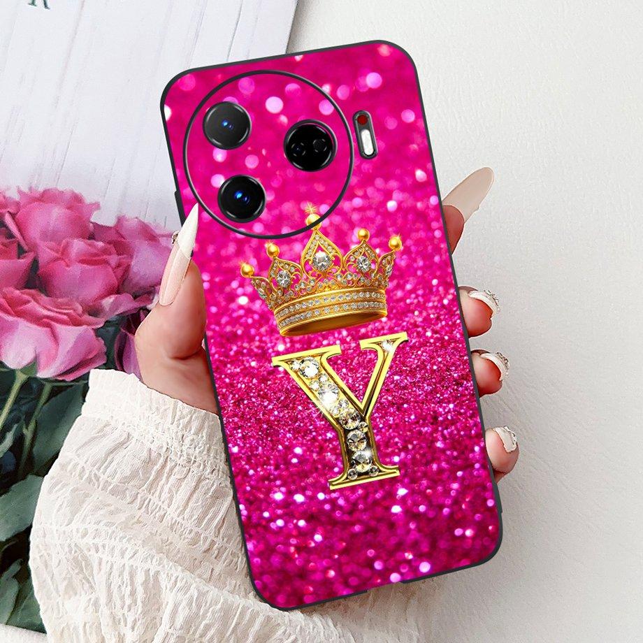 Phone Case For Tecno Camon 30 4G 5G 30S Pro 30pro 30 Premier Cover Soft Silicone Funda Matte TPU Capa Initial Letters Pattern
