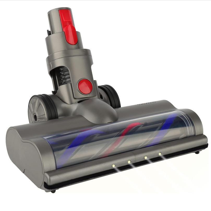 Compatible Electric Floor Brush for Dyson Vacuum Models V7, V8, V10, V11, V15 - Soft Plush Roller Accessory.