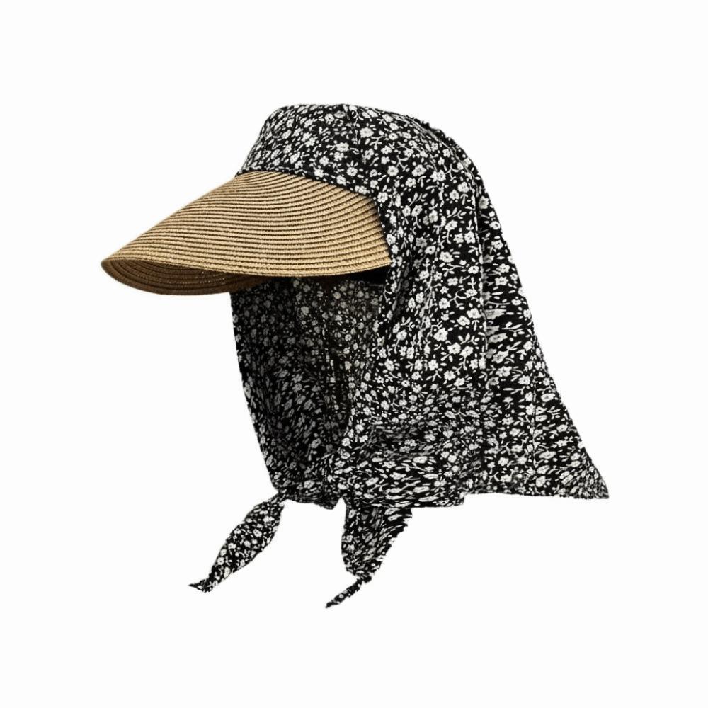 Korean Style Scarf Baseball Cap Star Print Strappy Scarf Hat Fashion Headscarf Baseball Hat  Spring