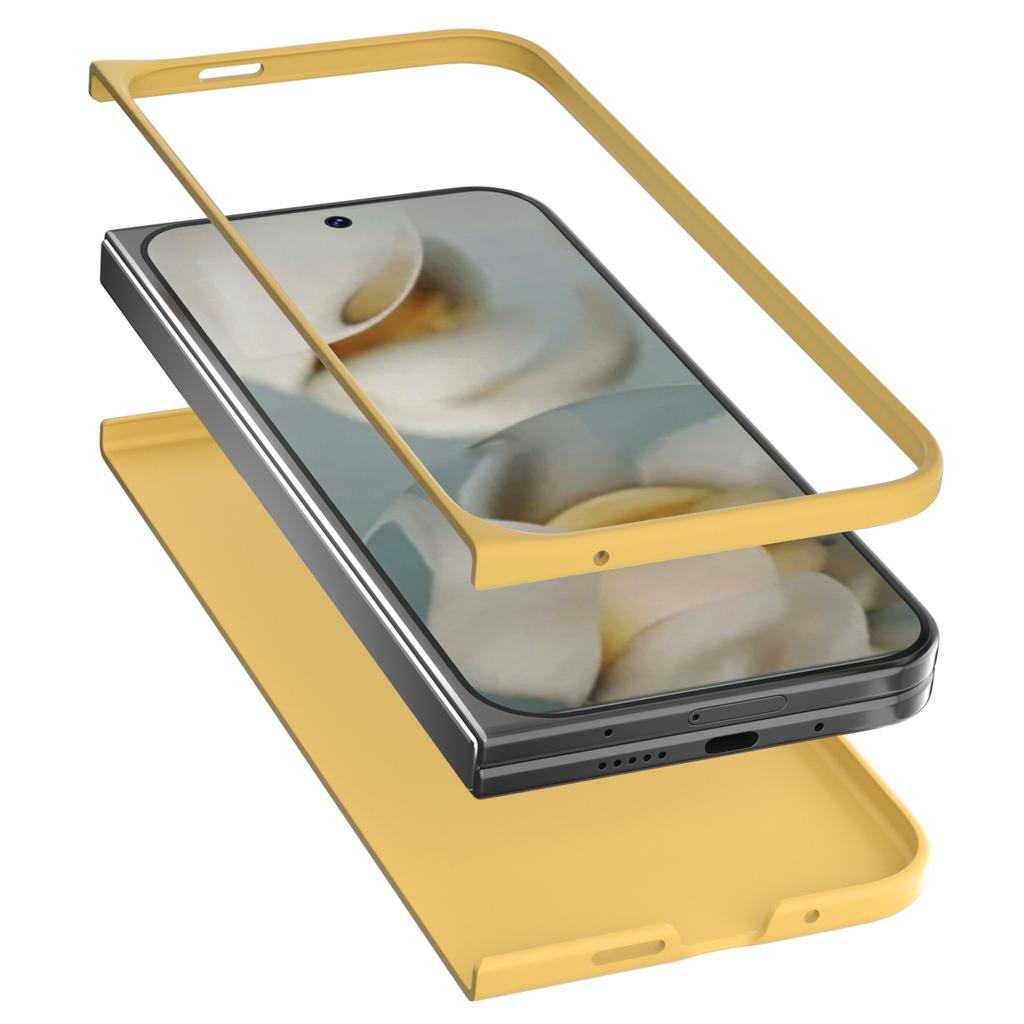 For Google Pixel 10 Pro Fold Case Skin-Touch Texture Hard PC Folding Phone Cover