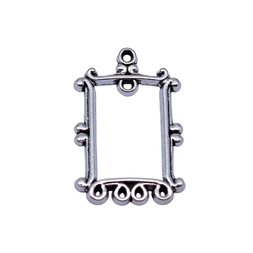 Geometric Flower Multi Loop Connectors Metal Links For Earrings Accessories Parts