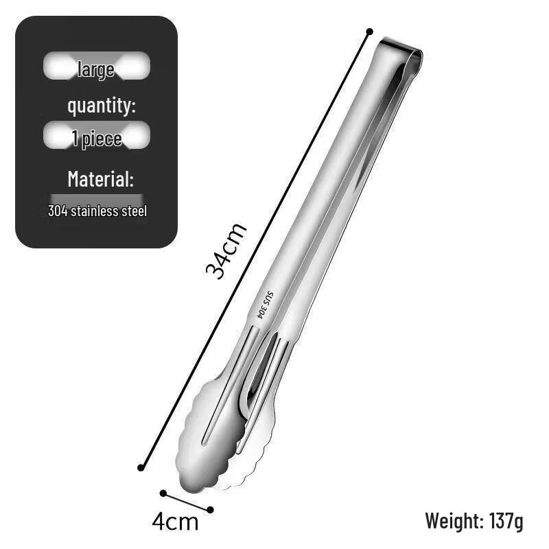 Zhizhou 304 Stainless Steel Multi-purpose Food Tongs