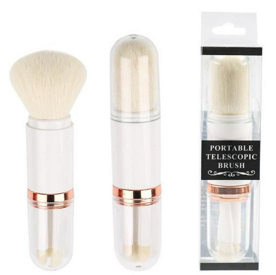 

Выдвижная мини-кисть для макияжа 4 в 1 — портативный инструмент для глаз и лица