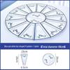 Qinjing Blue and White Porcelain Fan-Shaped Dinnerware Set
