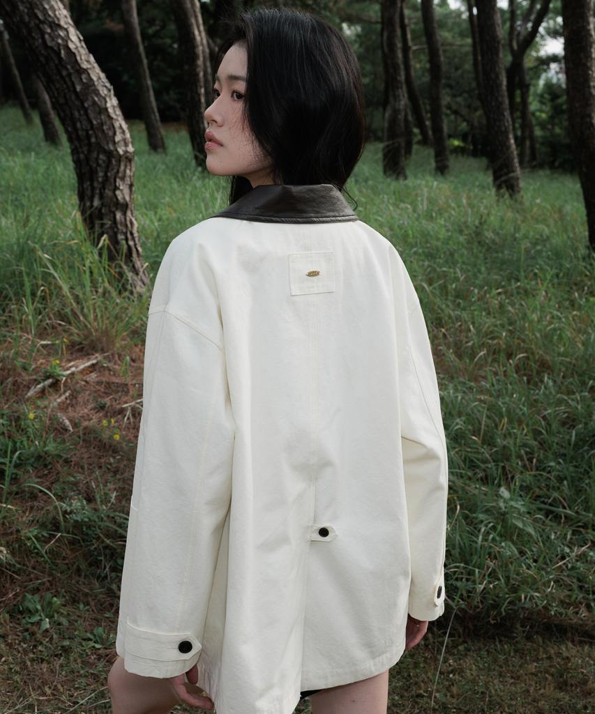 Deheve Collar Point Work Jacket [Ivory]