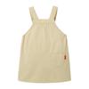 MIKI HOUSE Jumper Skirt, Logo, Solid Color, 100% Cotton, Girls' Baby/Kids' Clothing, Size S (70-80cm), Beige, 10-1829-685, Web Exclusive