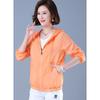 Hooded Thin Jacket Women's Sunscreen Clothing Long Sleeved Breathable Short Coat Daily Simple Casual Summer
