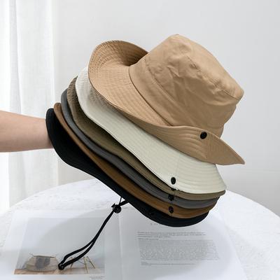 Sonnenhut mit großer Krempe für den Außenbereich, für den Sommer, für Herren, Freizeit, Sport, Wandern, Sonnenschutz, Fischerhut, Beckenhut