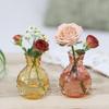 Mini Glass Flower Vases Clear Vases Hydroponic Flower Bottles Desk Accessories Wedding Vases Ornament Home Decor