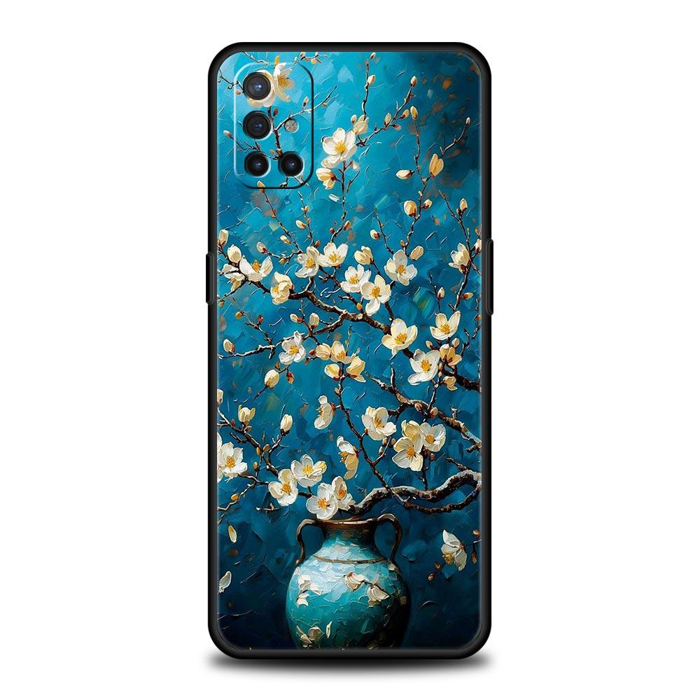 Phone Case For OnePlus 12 11 10 9 Pro 9T 12R 10R 9R 9RT 10T 8T 8 7 6T 7T Nord 2T CE 2 5G N10 N100 Cover Oil Painting Of Flowers