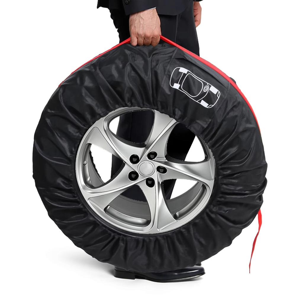 1/4 PCS Spare Tire Case Car Dustproof Waterproof Tire Cover Universal Car Tire Storage Bag Car Tire Wheel Protection Accessories