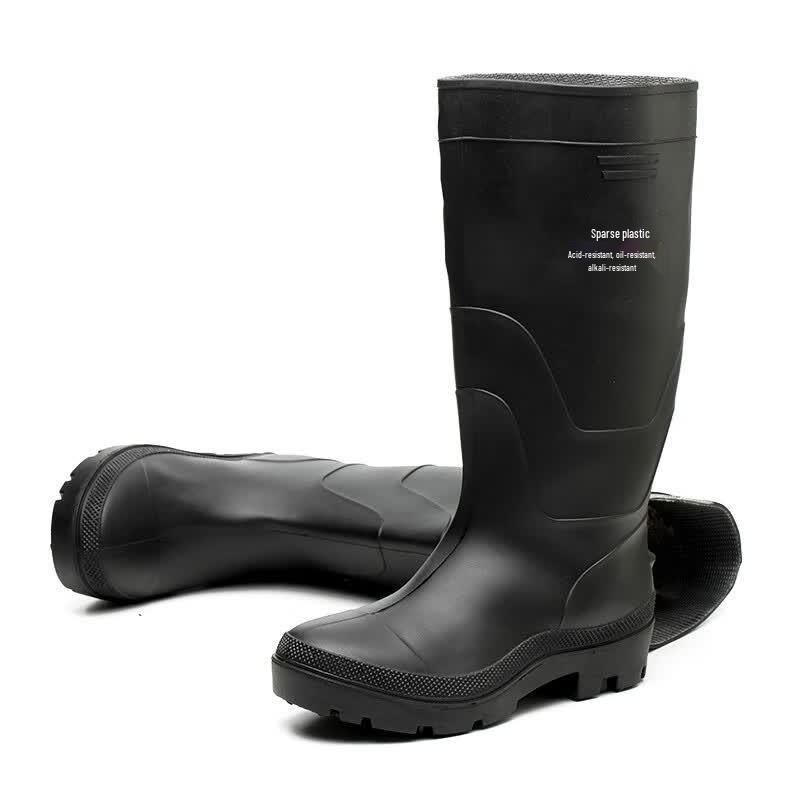 Laoguanjia Herren Hohe Wasserdichte Arbeits-Regenstiefel