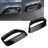 Exhaust Tail Pipe Tip Cover Gloss Black Replacement for BMW 5 Series G30 G38 2018‑2025 Exhaust Tail Pipe Trim
