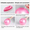 Mini Pelota de Pilates de 25 cm Yoga Entrenamiento del Core Fisioterapia Pelota de Ejercicio Pequeña Anti Estallido Antideslizante Pelota de Fitness Entrenamiento de Gimnasio en Casa Equipo de Pilates