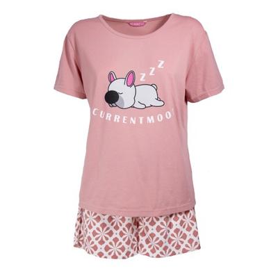 Keanu Womens/Ladies Current Mood Dog Short-Sleeved Short Pyjama Set