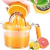 Citrus Juicer 4-in-1 Manual Juicer, ChefVille MJ02 Multifunctional Hand Juicer, Lemon Lime Squeezer with Comfortable Grip Handle, 21-Ounce Capacity