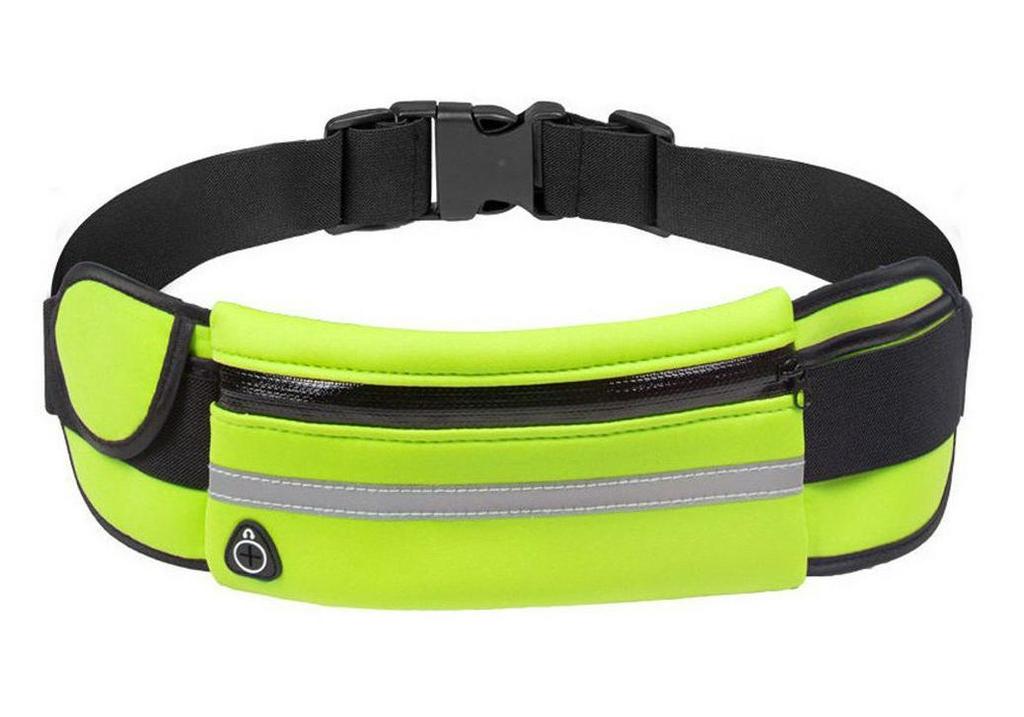 Unisex Waterproof Fitness Waist Bag for Running and Cycling with Phone and Water Bottle Storage