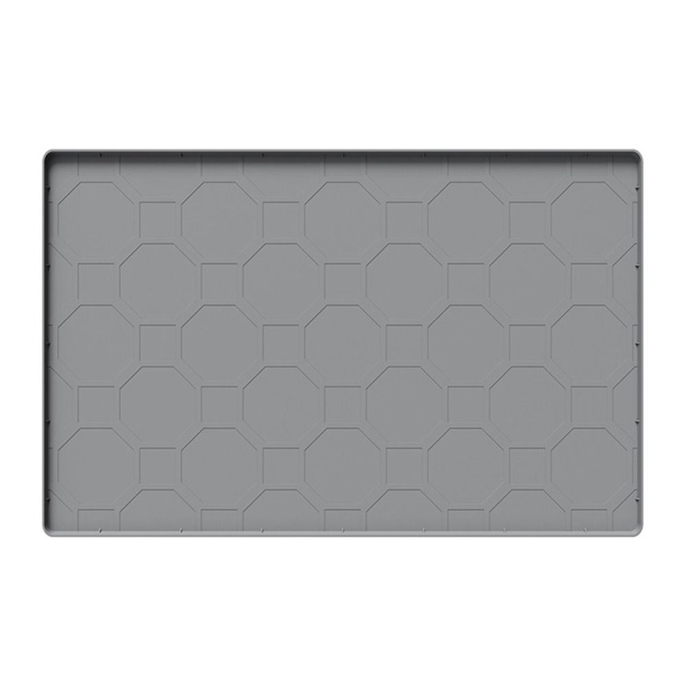 34" x 22" Under Sink Mat Silicone Sink Tray Multi-functional Pet Feeding Mat  for Kitchen Bathroom