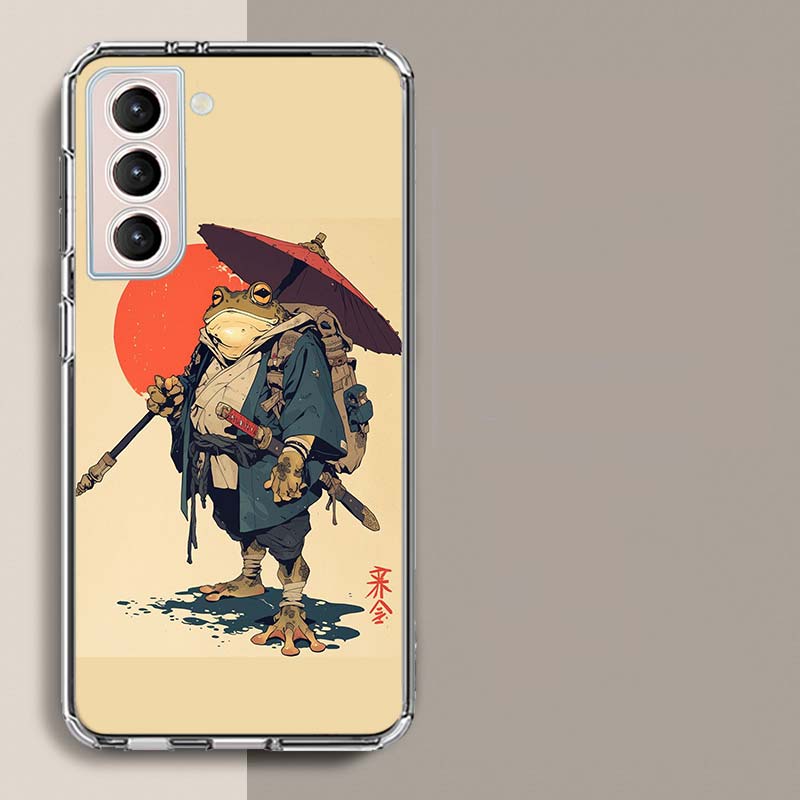 Cute Mouse Axolotl Frog Wizard Phone Case For Samsung Galaxy S25 Edge S24 S23 FE S21 S20 S10 Plus S22 S26 Ultra Cover Clear Case