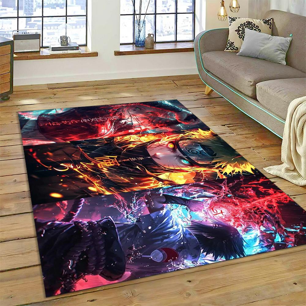 3D Anime I-Itachi Japan Cartoon Carpet Rug for Living Room Bedroom Home Sofa Decoration,Kids Play Non-slip Floor Mat