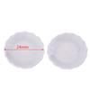 2Pcs 1:12 Dollhouse Miniature Ceramic Plate Dessert Lace Dish Tableware DecorToy