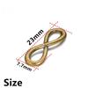 30 Stücke 8*23mm Tibetischen Bronze Charms Unendlichkeit Link Symbol Anschlüsse Für Anhänger DIY Schmuck Machen Handwerk Liefert Zubehör