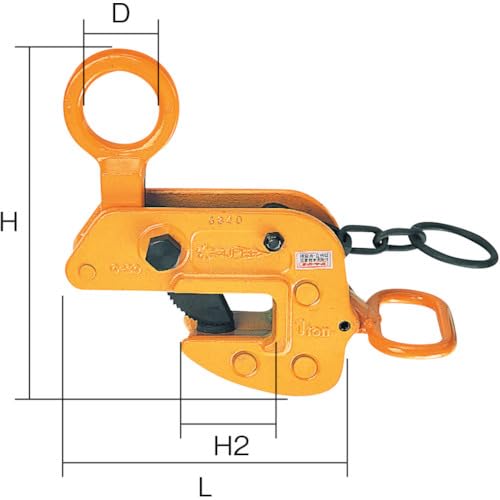 SUPERTOOL Horizontal Lifting Clamp (Lock Handle Type) HLC0.5H