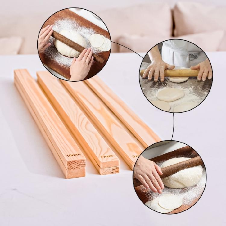 8 Stück 3/5/7/10 mm Rolllehren für Ton, Tonrollen, Holzplatten, Töpferwerkzeuge