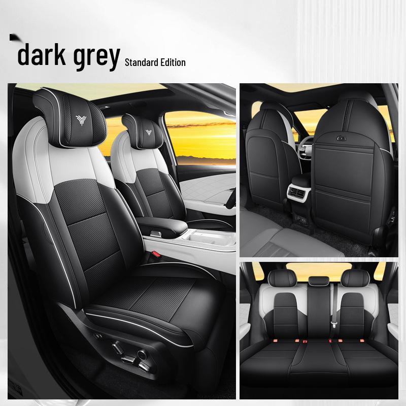 New Neta L Full Leather Car Seat Cushion - Universal, Four Seasons, One-Piece Design