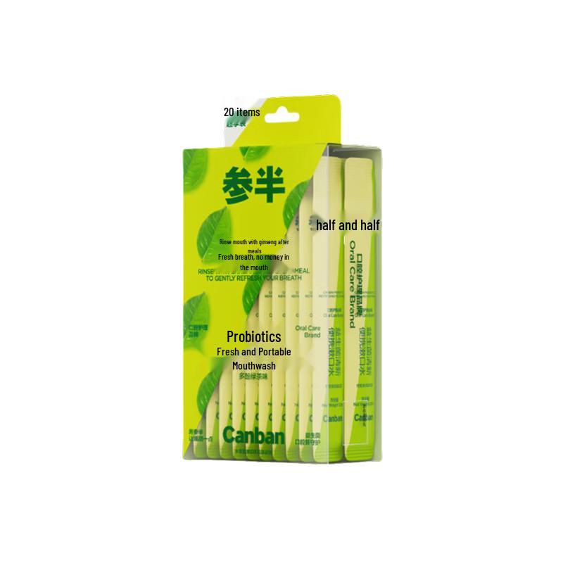 Probiotic Mouthwash Green Tea Portable Pack