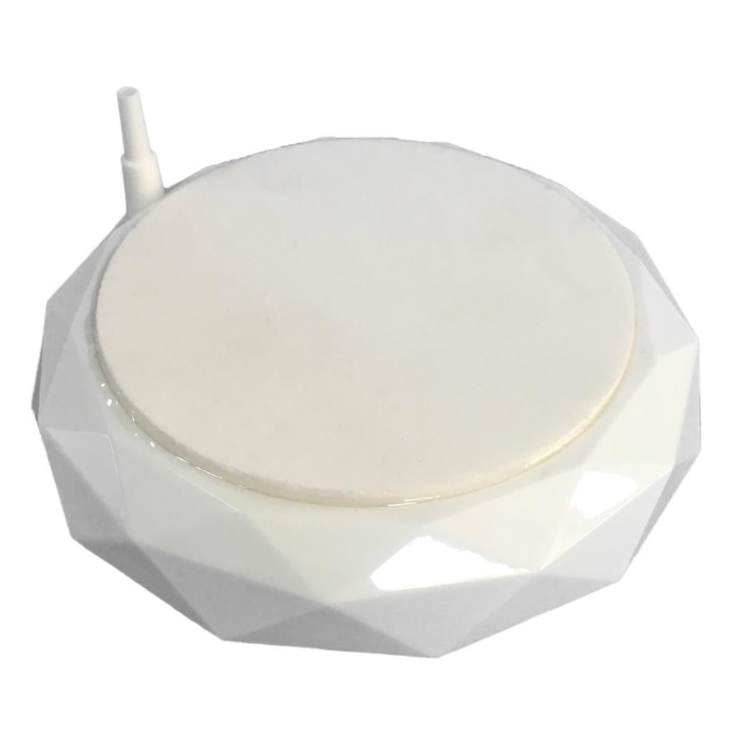 Air Stone Disc Bubble Diffuser Bubbler with Suction Cup & for Valve for Hydroponics Aquarium Fish for Tank Pump Aerator