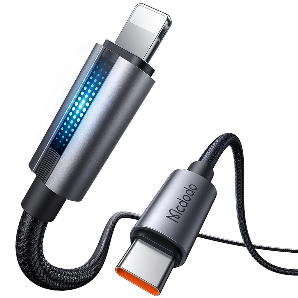 Mcdodo Charger Usb-C Lightning Fast Charging Cable For Iphone 1M Led