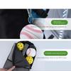 Foldable Football Kids Water Bottles Portable Sports Water Bottle Football Soccer Ball Shaped Water Bottle Silicone Cup 550ml