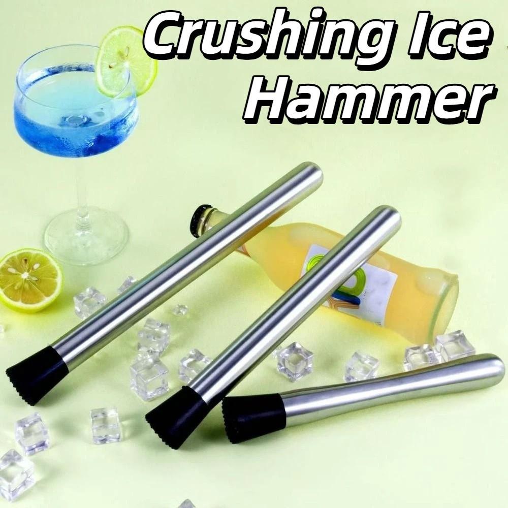 Long Handle Crushing Ice Hammer Creative Fruit Tea Muddler Fruit Tea Pounding Stick  Home