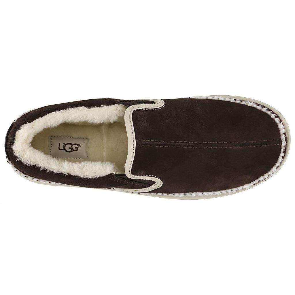 UGG Neumel Slip-On Stitch Warm Durable Low-Top Casual Shoes Men sneaker Brown 1095353-STT