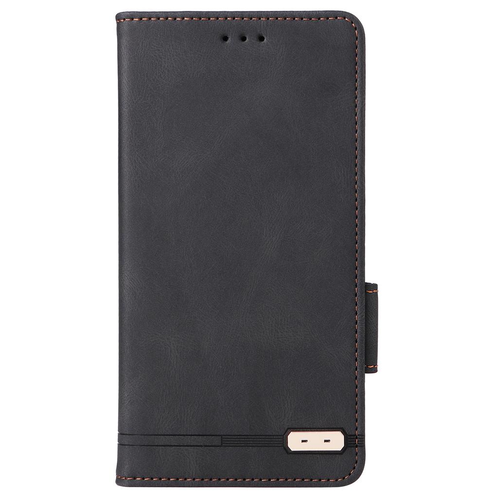 For Xiaomi Poco F6 5G/Redmi Turbo 3 5G Case Leather Phone Cover Hardware Decor Folio Book Wallet