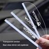 2 Stück Auto Rückspiegel Regenblende Augenbrauen Auto Zubehör für Dacia Bigster Spring Duster Sandero Jogger Dokker Lodgy