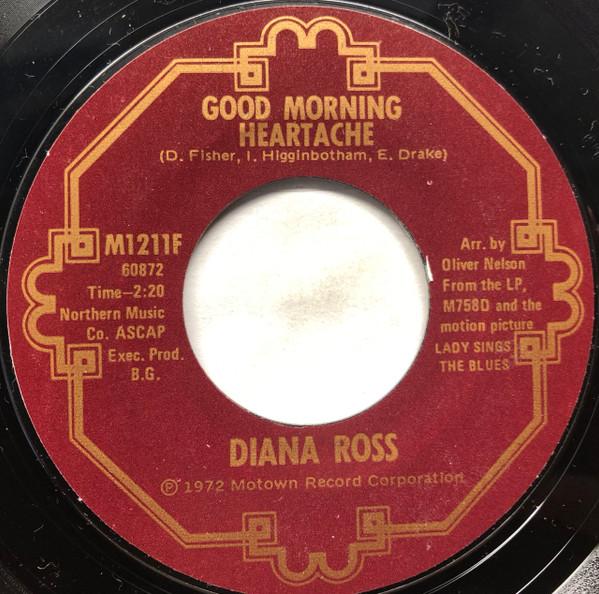 

7-дюймовая пластинка DIANA ROSS Good Morning Heartache M1211F Motown 1972 US SoulFunk Б/у