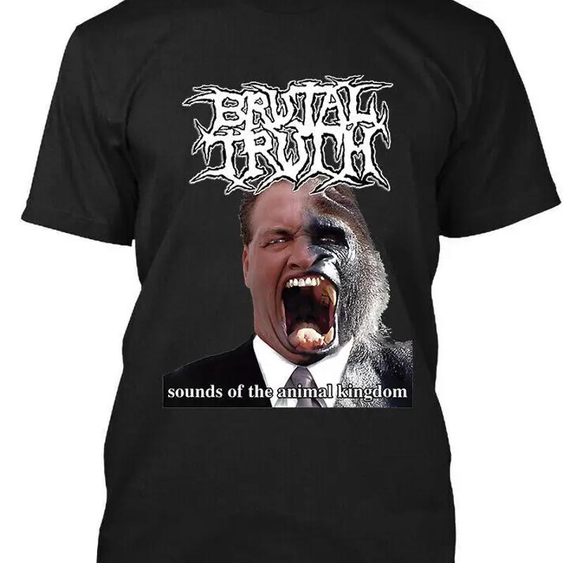 

New Popular Brutal Truth Sounds of the Animal Kingdom American T Shirt S 4XL 5XL різнокольоровий