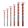 6pc Orange Hard Alloy Overlord Diamond 4/5/6/8/10/12mm Ceramic Tile Perforated Wall Drilling Tool Drill Bit Set