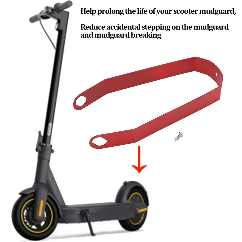 Electric Scooter Rear Mudguard Bracket Iron Surpport Replacement for     G30D G30 