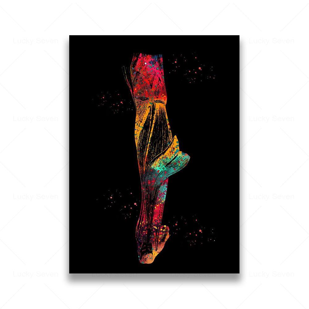 Anatomia Umana Muscoli DNA Neuro Arte Murale Pittura su Tela Poster e Stampe Mappa del Corpo Immagini Murali Educazione Medica Decorazione per la Casa